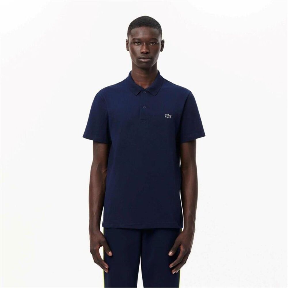 Lacoste Mens Cotton Blend Polo Shirt / Navy
